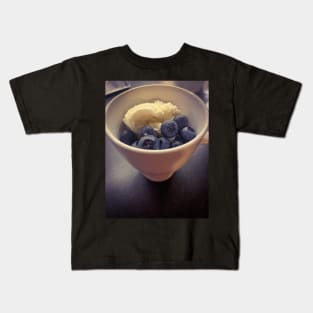 Blueberries Food Ice Cream Gelato Food Cooking Mug Kids T-Shirt